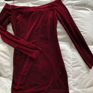 Gorgeous, sexy velvet mini dress